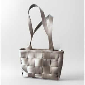 Harveys The Original Seatbelt Bag Beige Hand Shoulder Purse 7.5x11